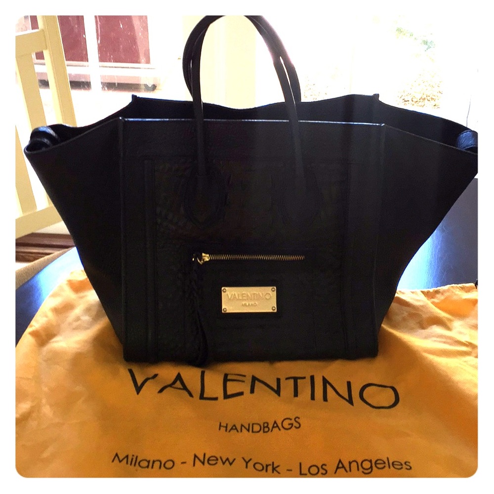 Valentino by Mario Valentino leather Tote